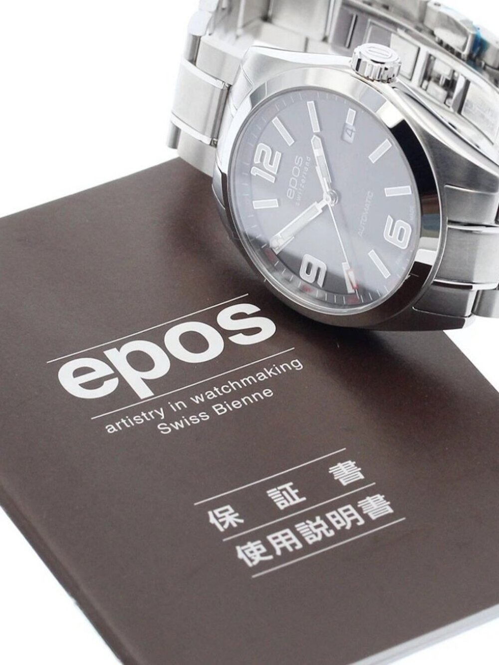 EPOS Sportive 3411AGYM Date Gray Dial Automatic Men's Watch_
